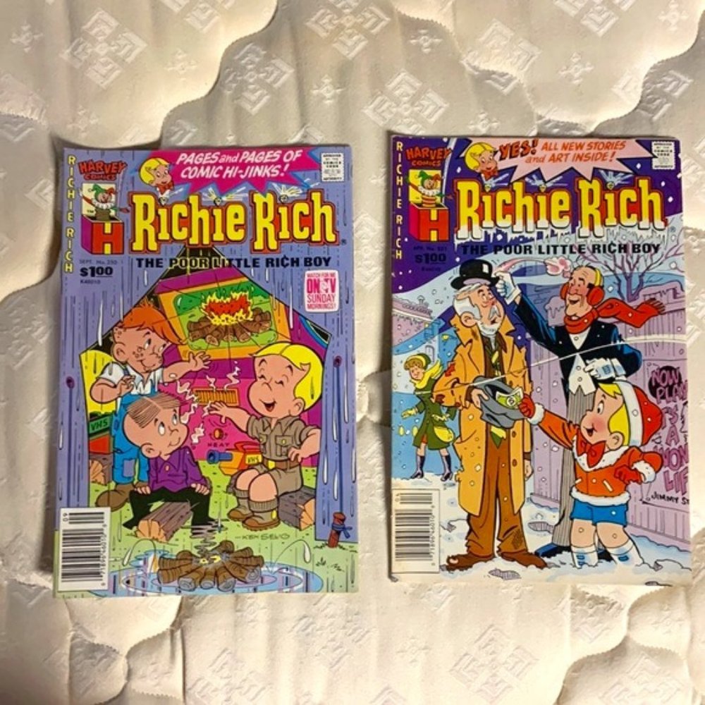 (2) RICHIE RICH comic books